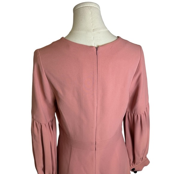 ALEXIS Elena Mini Shift Dress Pink Sage Green Wedding Date Party Work Size M‎ - Picture 7 of 12